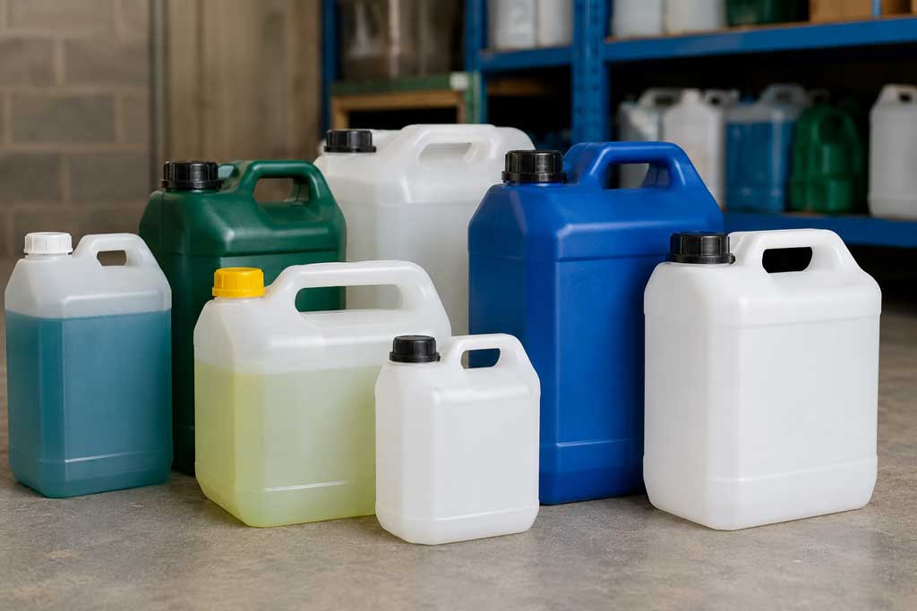 plastic jerry cans
